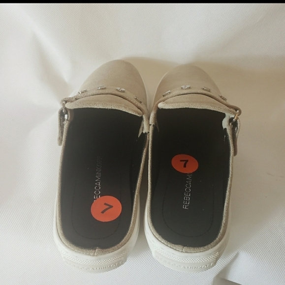 Rebecca Minkoff studded slip on Sneaker nwot 7 clog slides - Picture 7 of 8